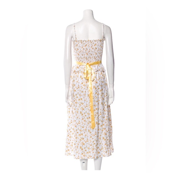 REFORMATION 100% Linen Ditsy Floral Spaghetti Strap Miles Dress Size Medium NWT - Picture 9 of 9